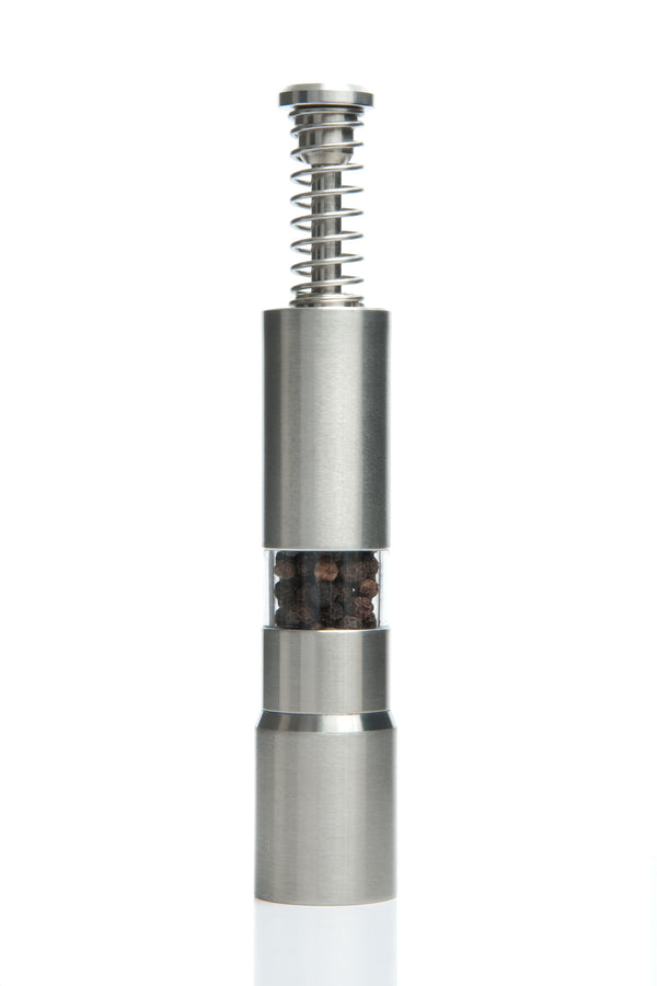 Spring Action Stainless Salt and Pepper Grinder Single Mill